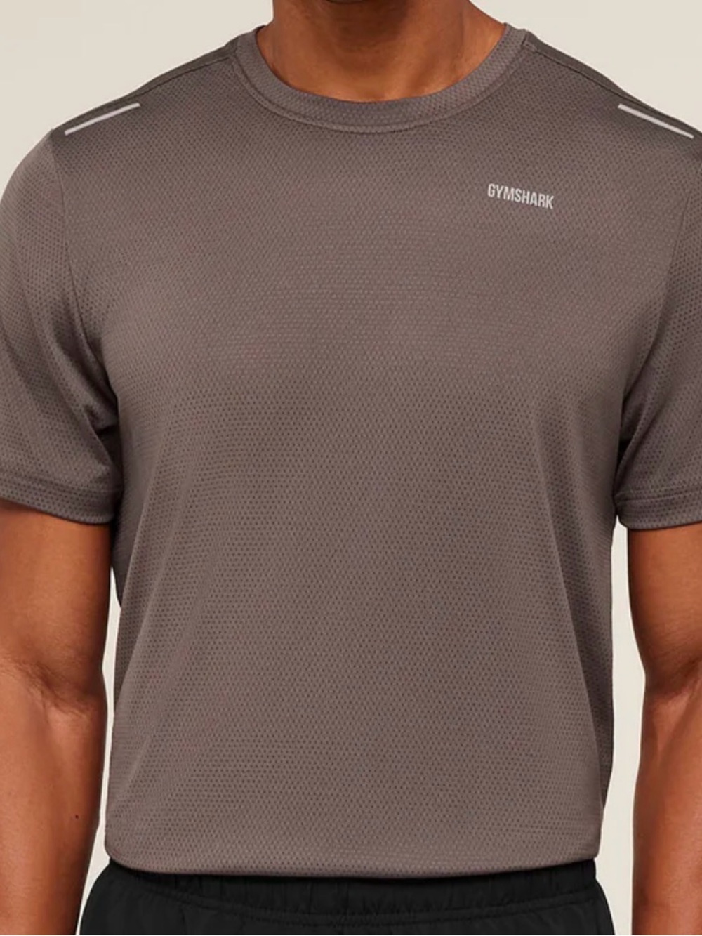 Gymshark built for more T-shirt/ Brown size medium slim fit